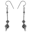 Earrings for Teens in Sterling Silver 2.5 inches (ers226)