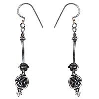 Earrings for Teens in Sterling Silver 2.5 inches (ers226)