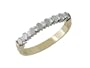 Lithe 14K Gold Seven Stone Diamond Ring