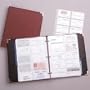Business Card Binder, 200-Card Capacity, 11-1/2 x 10-3/8, Burgundy (ROL66452) Category: Business Card Files & Holders