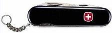 NEW+WENGER TRAVELERTM BLACK SWISS ARMY POCKET KNIFE