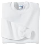 NEW Gildan UltraBlend - Crewneck Sweatshirt White-L