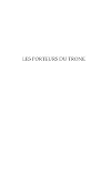 Les Porteurs du Trône (French Edition)