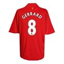 Liverpool Home Shirt 2008/10 with Gerrard 8 printing