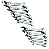 S K Hand Tools (SKT371) 11 Piece SAE/Metric Flarenut Wrench Set