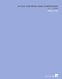 An Essay Concerning Human Understanding: (V.1 ) (1894)