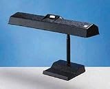Electrix Illumination 2066-BK Extra Bright Fluorescent Gooseneck Desk Lamp, 14h, Lexan Shade, Matte Black