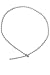 18K White Gold and Diamond Designer Adjustable necklace
