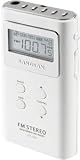 Sangean Dt-120 White Pocket Am/Fm Digital Radio (White)