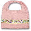 Peach Cuddle Bug Bib - Fully Reversible Bib for Babies & Toddlers