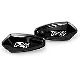 03-05 YAMAHA YZF-R6: CIRCUIT 1 MIRROR PLATES R6 (BLACK) by Circuit 1