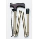 アルミ製折りたたみ杖 OT-001 ブラウン