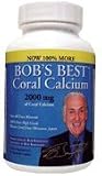Bob's Best Coral Calcium 2000mg, 90 Capsules NEW IMPROVED FORMULATION!