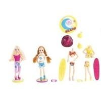 Polly Pocket Pop 'N Swap Fashion Frenzy Beach Doll Set