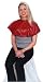 Scalpmaster Vinyl Comb-Out Cape / 26" X 26", Tie String Burgundy.