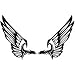 Wings Eagle King - Tribal Decal Vinyl Car Wall Laptop Cellphone Sticker