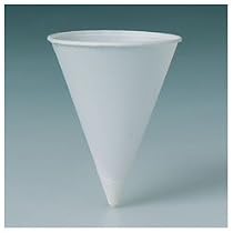 4.25 oz. Paper White Cone Cup with Rolled Rim (SCC42R) Category: Miscellaneous Containers