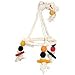 Kitchen & Housewares : Jumbo Wood and Rope Chandelier