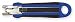 Westward 1YJF3 Safety Utility Knife, 3 1/2 In, Gray/Blue