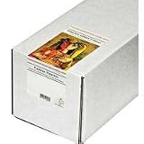 Hahnemuhle Monet Fine Art 100% Cotton Genuine Artist Canvas, Textured Bright White Surface, 410 gsm., 17 x 39' Roll with 3 Core.