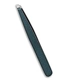 Solo Black Slant Tip Eyebrow Tweezers.