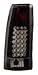 Anzo USA 311006 Chevrolet Black LED Tail Light Assembly - (Sold in Pairs)