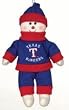 Texas Rangers 10" Snowflake Friends Snowman - MLB Baseball