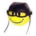 Smiley Biker Pilot Cap Antenna Ball Topper