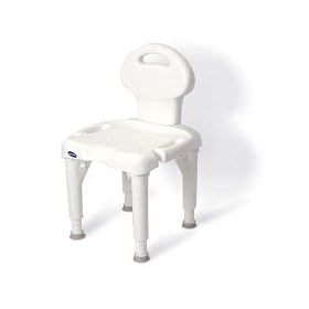 I-Fit Shower Chair with Back, 400 lb Capacity