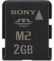 Sony MSA1GU2 1GB Memory Stick Micro M2 Memory Card with USB Adapter