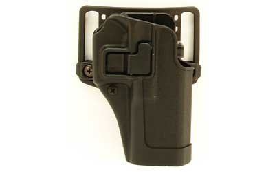 BlackHawk CQC SERPA Belt Holster Right Hand Black Glock 17/22/31 Carbon Fiber Belt Loop and Paddle 410500BK-R
