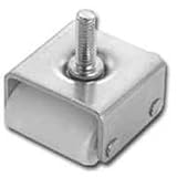Mintcraft JC-A01 STEM CASTER 7/8ZINC PLATED - WHITE