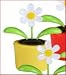 Solar Dancing Flower (Bubble Package) - Yellow Pot