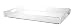 Large Acrylic Serving Tray with Handles - 20" x 12"