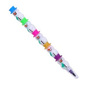 Snowman Pop A Point Crayons