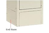Hallowell Locker Side Base 12W X 6H Parchment