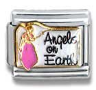 Clearly Charming Angels on Earth Mother's Day, Mom, Aunt, Grandmother, Grandma, Family Theme Italian Charm