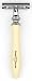 Edwin Jagger Chatsworth Double Edge Safety Razor - Ivory Color Handle