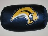 BUFFALO SABRES Soft Spandex Beaded BOLSTER PILLOW (12 inches x 6 1/2 inches)