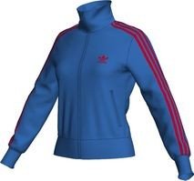 Adidas Damen Trainingsjacke Firebird, bluebird/poppy/white, 42, X32104 Preisvergleich