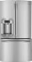 GE PYE23KSDSS Profile 23.1 Cu. Ft. Stainless Steel Counter Depth French Door Refrigerator - Energy Star