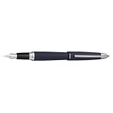 Pilot Knight Collection Fountain Pen Medium Point Nib, Navy Barrel, 65101