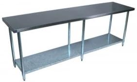 Commercial Stainless Steel Work Prep Table 24 x 96 NSF Certified
