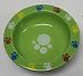 TRENDY WIDE RIM CAT DISH 5 GRN - 5 Inch - Green/black