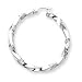 Jewelry : 14k White Gold Polished 4mm Twisted Hoop Earrings