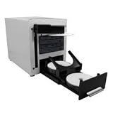 Systor Mini 2 - Automated 2 Multi-Drive Target Burner Copier 25 Disc Capacity CD DVD LS LightScribe Auto Duplicator Robotic Copy Autoloader (Automatic Standalone Burn & Laser Etch Print, Built-In HDD) - Max Burns 20X DVD±R 40X CD±R