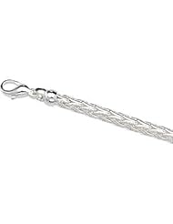 Solid Wheat Chain Sterling Silver Ch261 20 Inch