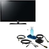 LG 32LE5400 32 inch Class 1080p HD LED TV, with Basic Accessory Kit (2 HDMI Cables, 1 RGB Cable, 1 Audio Cable, Plasma / LCD Clean Kit)