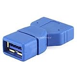 USB 3.0 A Female to 20-Pin Box Header Male Adapter, Gold Plated