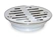 Industrial Grade 1RLV5 Shower Stall Strainer, Brass, SS Grid